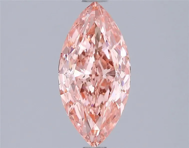 1.45ct Marquise Lab Grown Diamond (Colour Fancy Vivid Pink, Clarity VS2, IGI Certified)