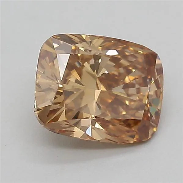 1.48ct Cushion modified Lab Grown Diamond (Colour Fancy Brown, Clarity VVS2, IGI Certified)
