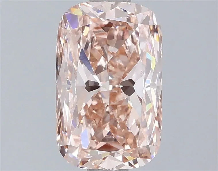 1.50ct Cushion modified Lab Grown Diamond (Colour Fancy Brownish Pink, Clarity VS1, IGI Certified)