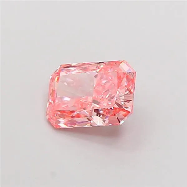 1.51ct Radiant Lab Grown Diamond (Colour Fancy Vivid Pink, Clarity VVS2, IGI Certified)