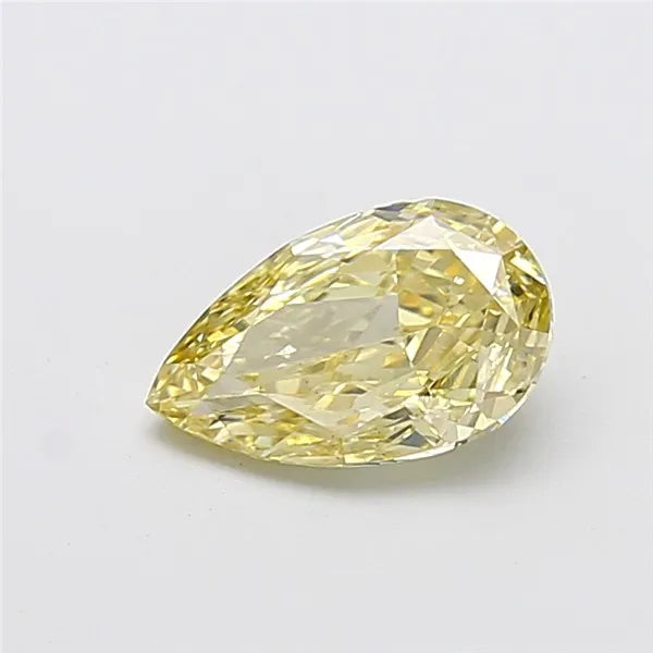 1.56ct Pear Lab Grown Diamond (Colour Fancy Intense Yellow, Clarity VVS2, IGI Certified)