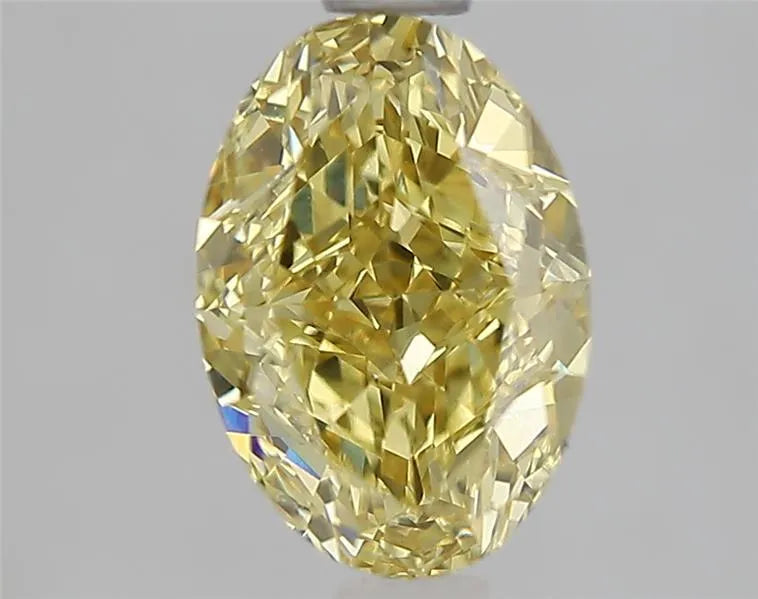 1.60ct Oval Lab Grown Diamond (Colour Fancy Yellow, Clarity VVS2, IGI Certified)