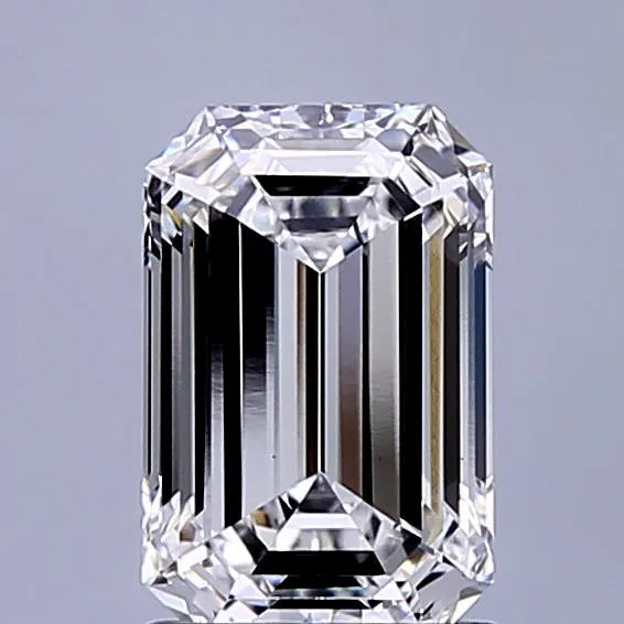 1.74ct Emerald Lab Grown Diamond (Colour D, Clarity VVS2, IGI Certified)