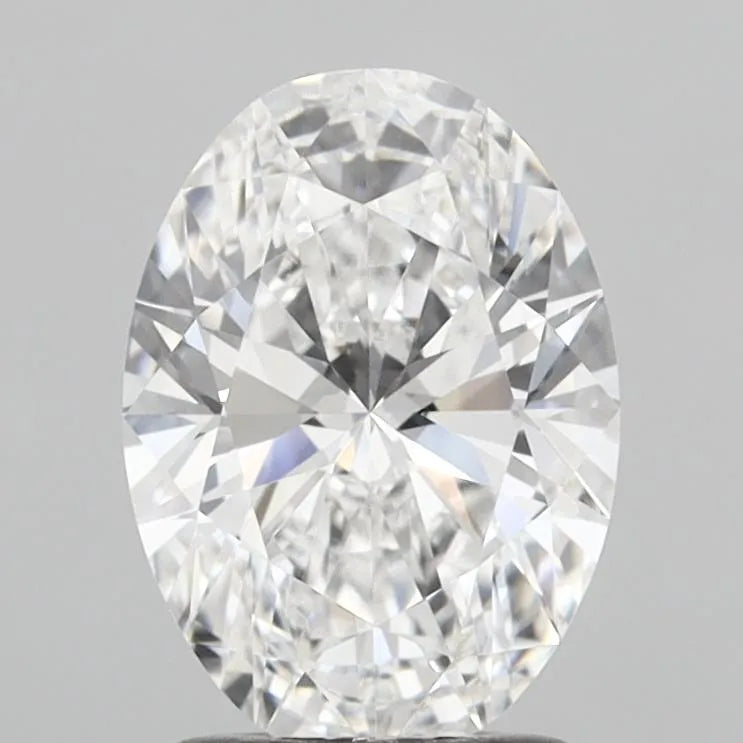 1.76ct Oval Lab Grown Diamond (Colour D, Clarity VVS2, IGI Certified)