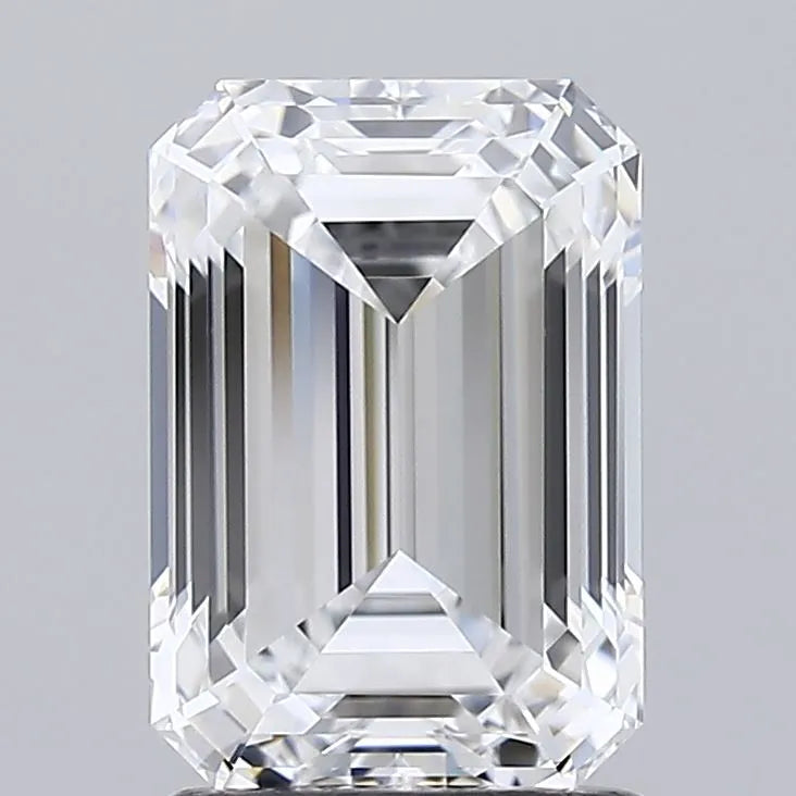 1.87ct Emerald Lab Grown Diamond (Colour D, Clarity IF, IGI Certified)