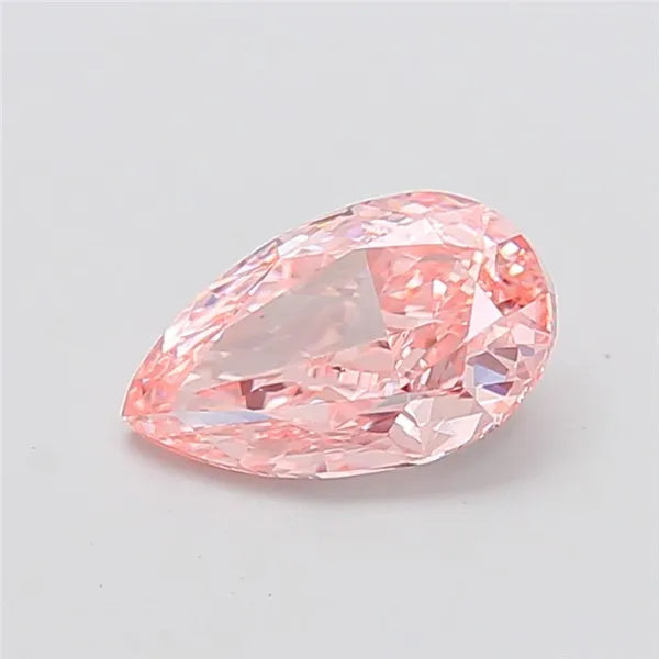 1.88ct Pear Lab Grown Diamond (Colour Fancy Vivid Pink, Clarity VVS2, IGI Certified)