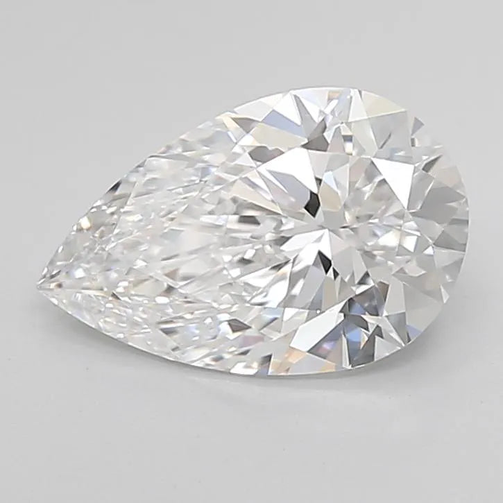 1.91ct Pear Lab Grown Diamond (Colour D, Clarity IF, Cut EX, IGI Certified)