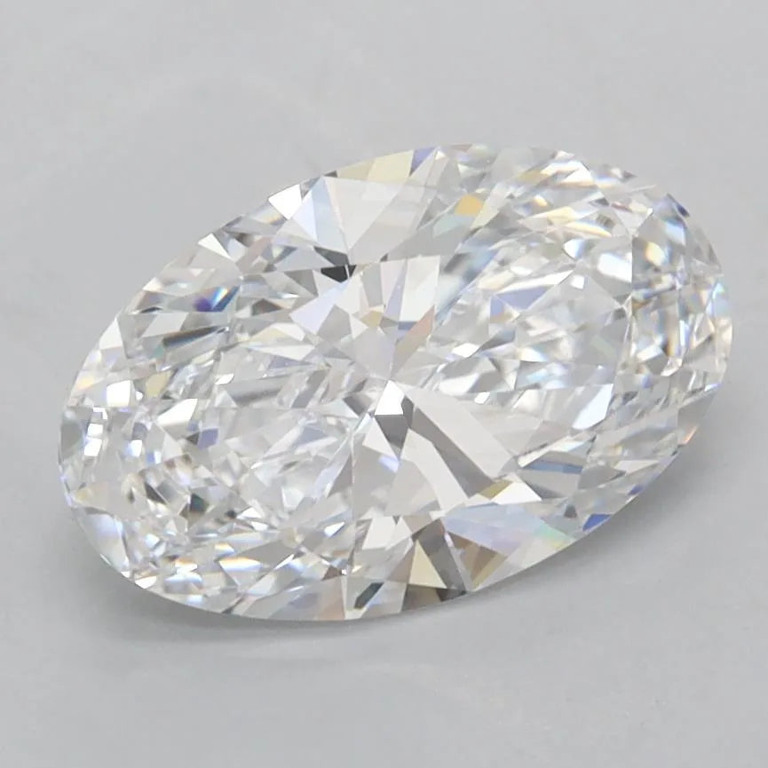 1.92ct Oval Lab Grown Diamond (Colour D, Clarity FL, IGI Certified)
