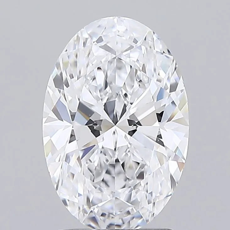 1.94ct Oval Lab Grown Diamond (Colour D, Clarity IF, IGI Certified)