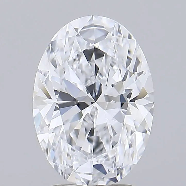 1.94ct Oval Lab Grown Diamond (Colour D, Clarity IF, IGI Certified)