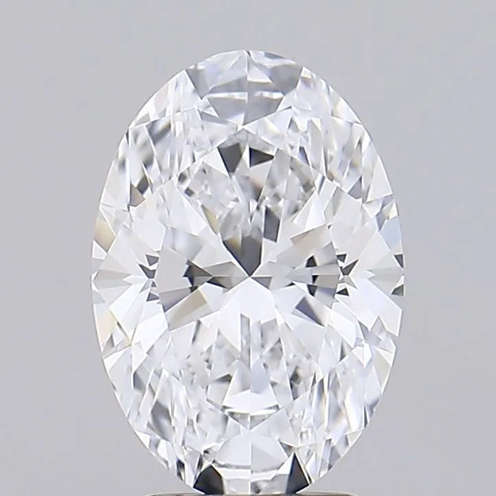 1.95ct Oval Lab Grown Diamond (Colour D, Clarity FL, IGI Certified)