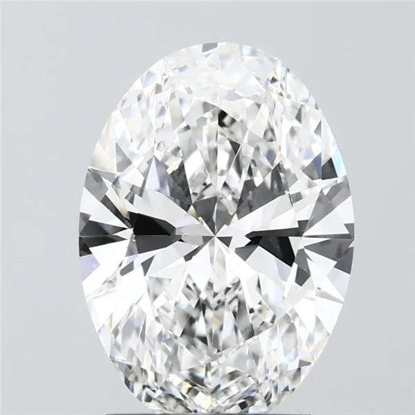 2.00ct Oval Lab Grown Diamond (Colour E, Clarity VVS2, IGI Certified)