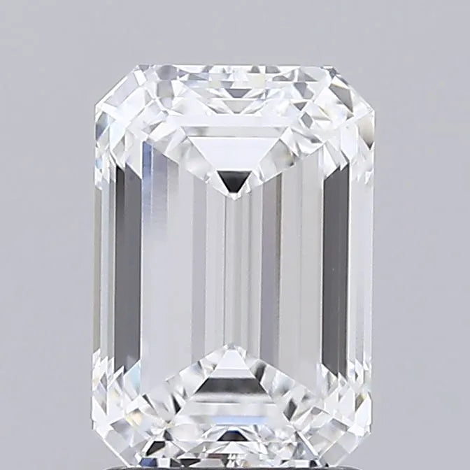 2.03ct Emerald Lab Grown Diamond (Colour D, Clarity IF, IGI Certified)