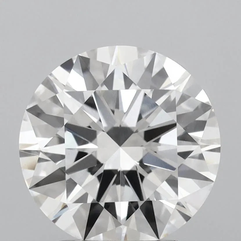 2.04ct Round Lab Grown Diamond (Colour E, Clarity VVS2, Cut EX, IGI Certified)