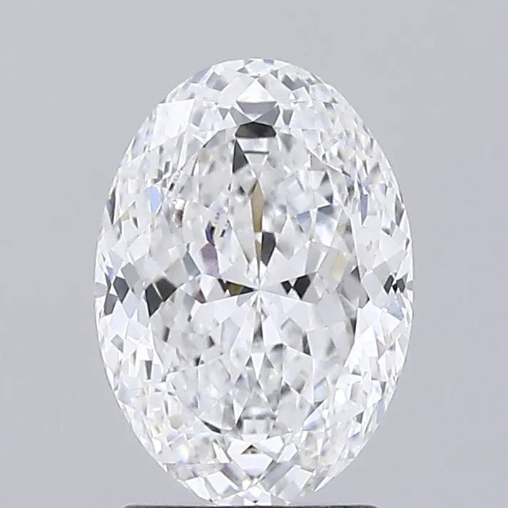 2.10ct Oval Lab Grown Diamond (Colour D, Clarity VVS2, IGI Certified)