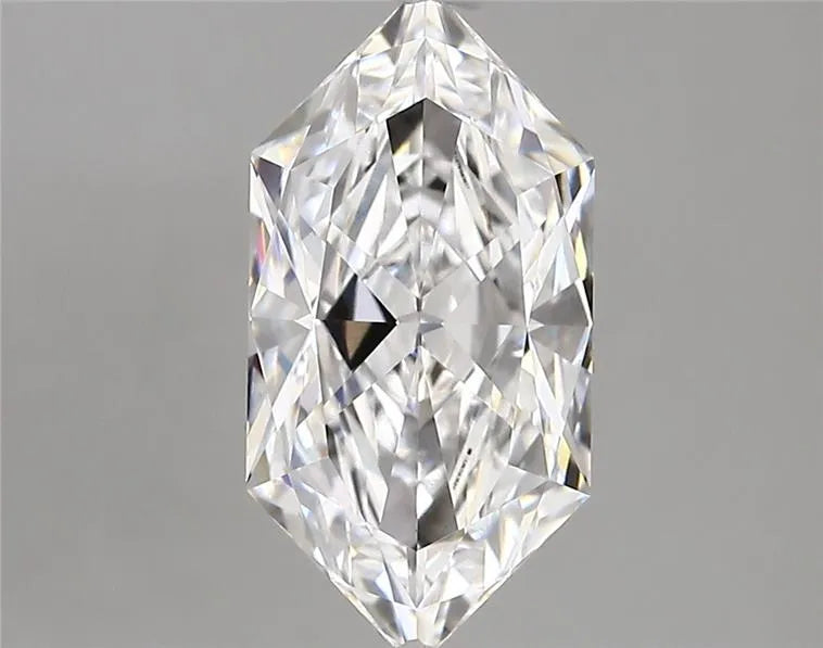 2.30ct Hexagonal Lab Grown Diamond (Colour D, Clarity VVS2, IGI Certified)
