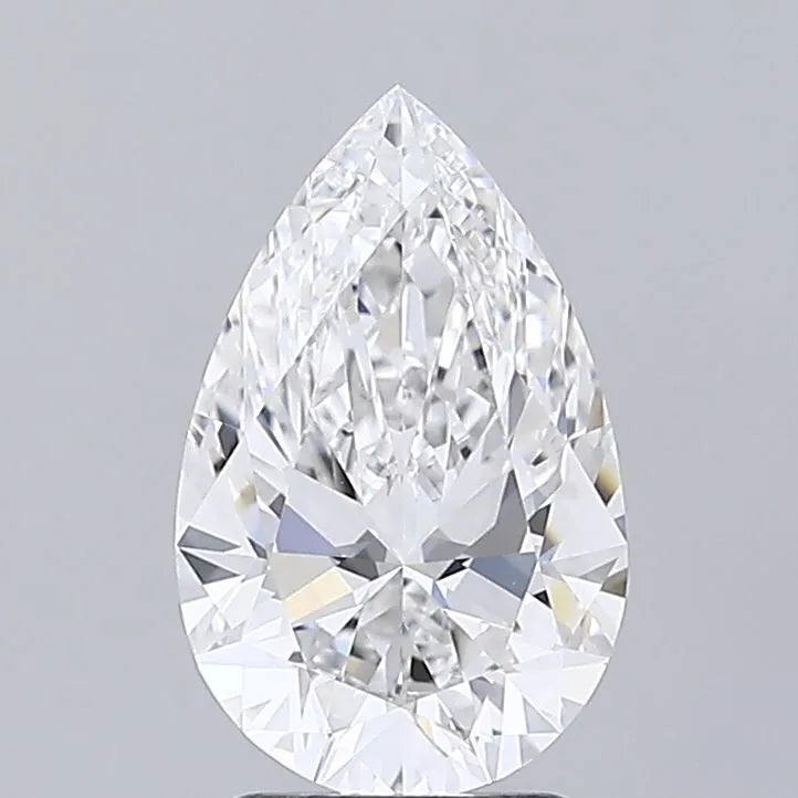 2.50ct Pear Lab Grown Diamond (Colour E, Clarity IF, IGI Certified)