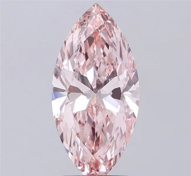 2.51ct Marquise Lab Grown Diamond (Colour Fancy Intense Pink, Clarity VVS2, IGI Certified)