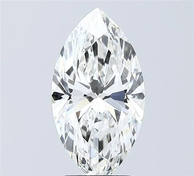 2.53ct Marquise Lab Grown Diamond (Colour F, Clarity VVS2, IGI Certified)