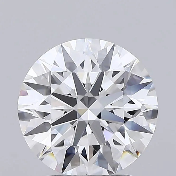 2.54ct Round Lab Grown Diamond (Colour D, Clarity IF, Cut ID, IGI Certified)