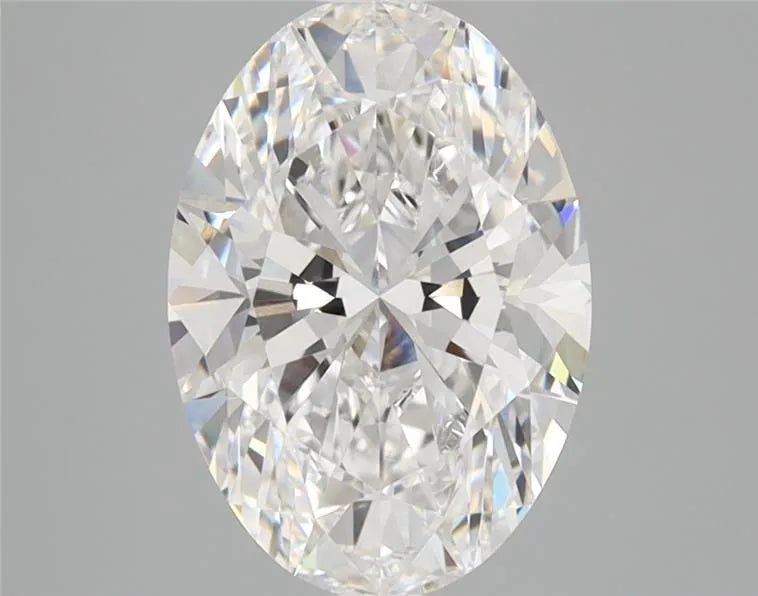 2.56ct Oval Lab Grown Diamond (Colour D, Clarity VVS2, IGI Certified)
