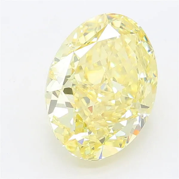 2.59ct Oval Lab Grown Diamond (Colour Fancy Intense Yellow, Clarity VVS2, IGI Certified)