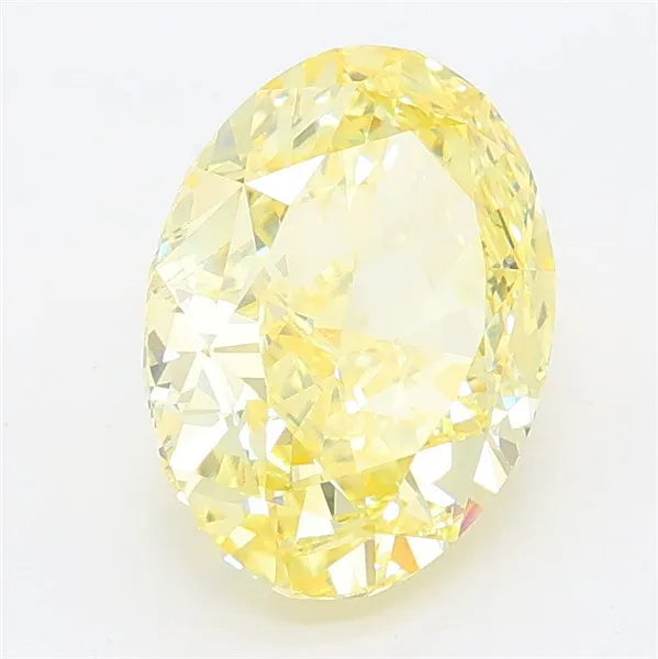2.60ct Oval Lab Grown Diamond (Colour Fancy Intense Yellow, Clarity VVS2, IGI Certified)