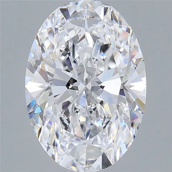 2.63ct Oval Lab Grown Diamond (Colour D, Clarity VVS2, IGI Certified)