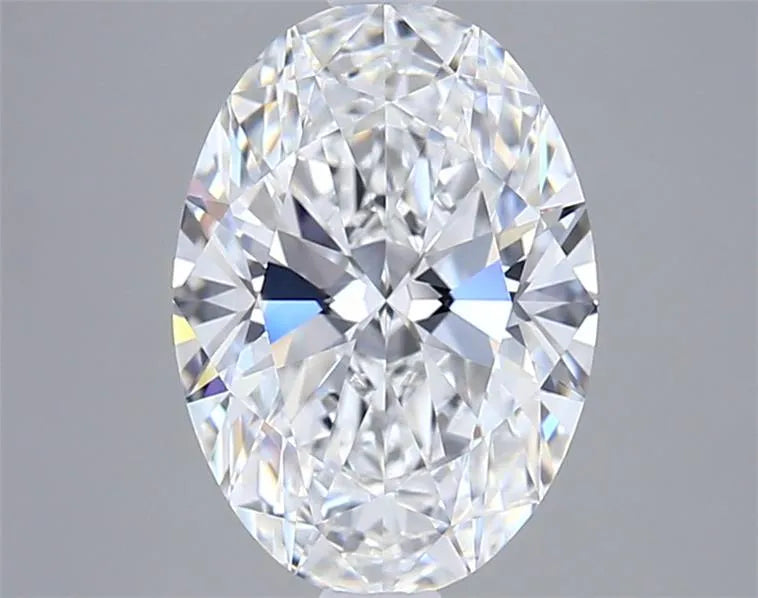 2.64ct Oval Lab Grown Diamond (Colour D, Clarity VVS2, IGI Certified)