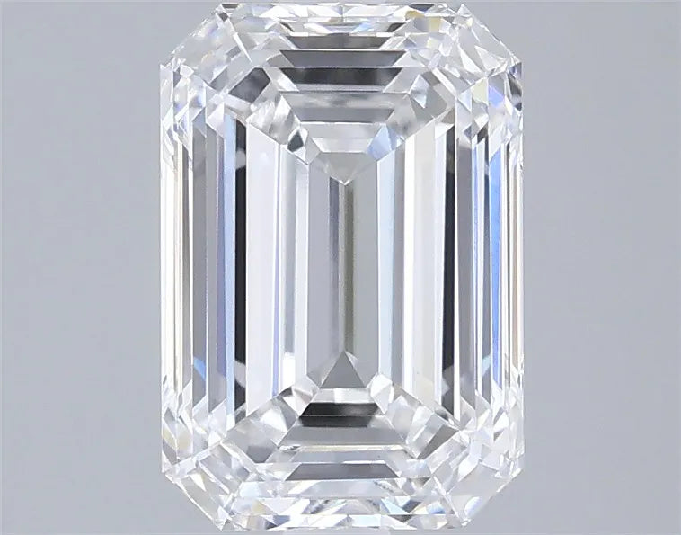 2.78ct Emerald Lab Grown Diamond (Colour D, Clarity VVS2, IGI Certified)