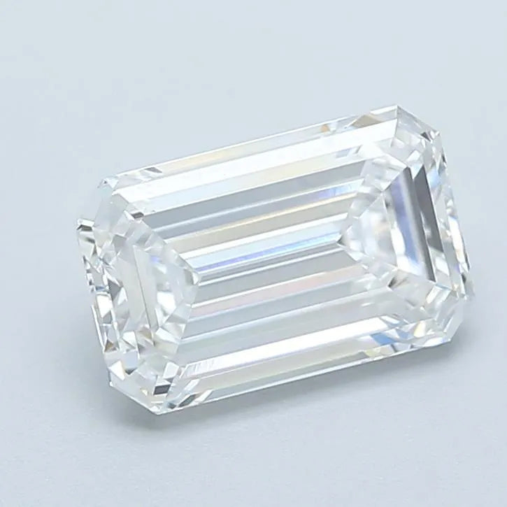 2.84ct Emerald Lab Grown Diamond (Colour D, Clarity VVS2, IGI Certified)
