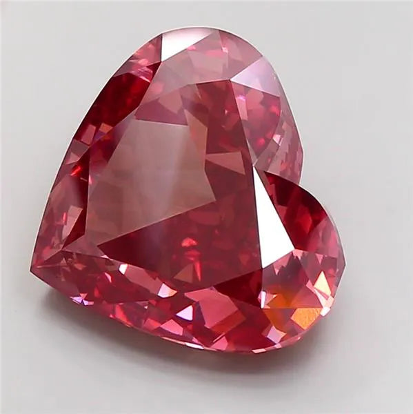 24.26ct Heart Lab Grown Diamond (Colour Fancy Vivid Pink, Clarity VVS2, IGI Certified)