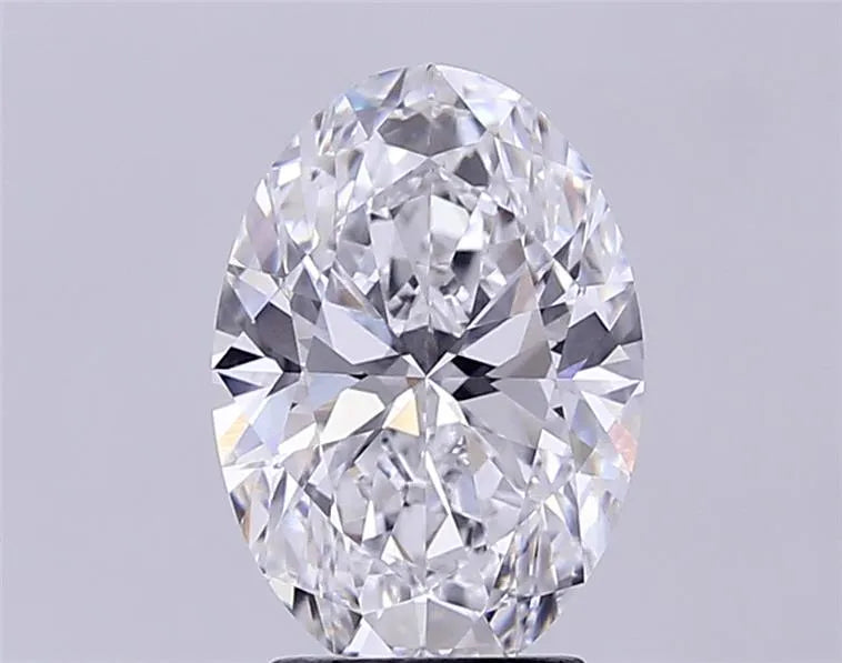3.00ct Oval Lab Grown Diamond (Colour D, Clarity VVS2, IGI Certified)