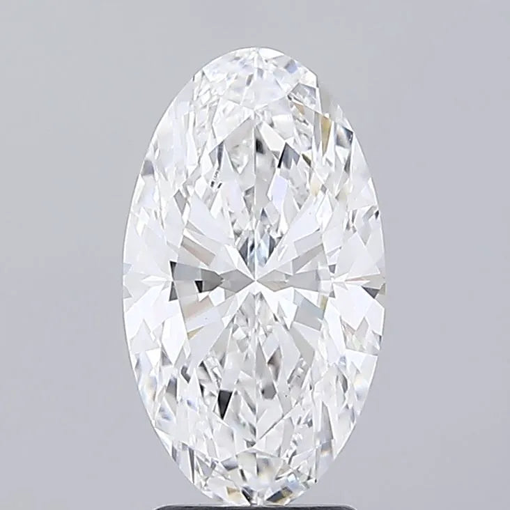 3.01ct Oval Lab Grown Diamond (Colour E, Clarity VVS2, IGI Certified)
