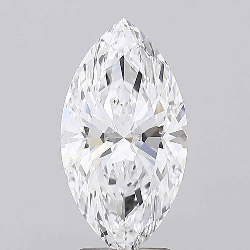 3.02ct Marquise Lab Grown Diamond (Colour D, Clarity FL, Cut EX, IGI Certified)