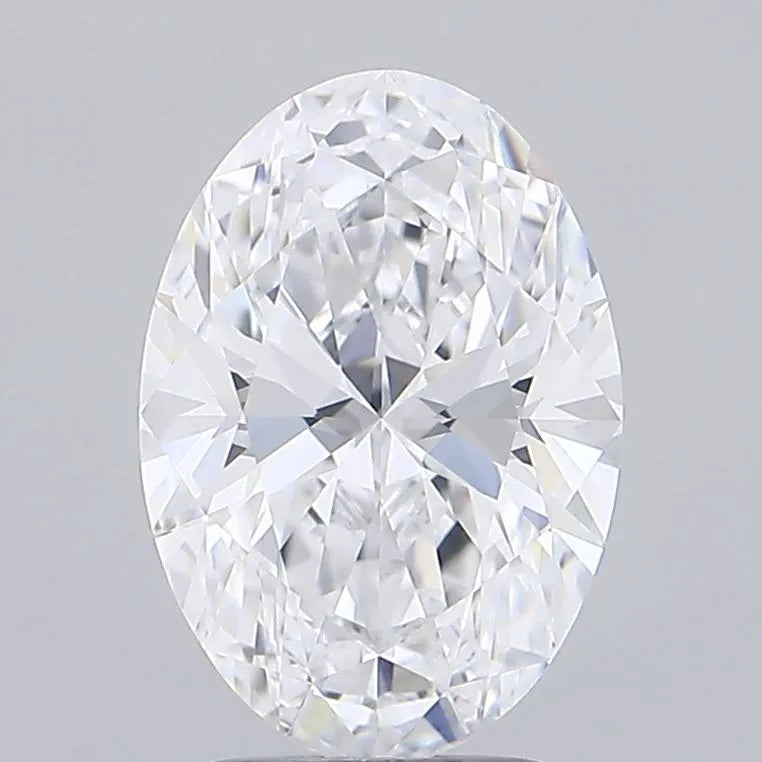 3.02ct Oval Lab Grown Diamond (Colour D, Clarity IF, IGI Certified)