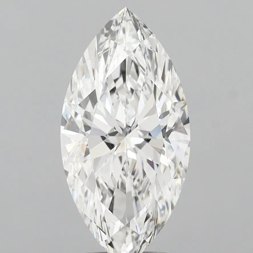 3.03ct Marquise Lab Grown Diamond (Colour F, Clarity VVS2, IGI Certified)