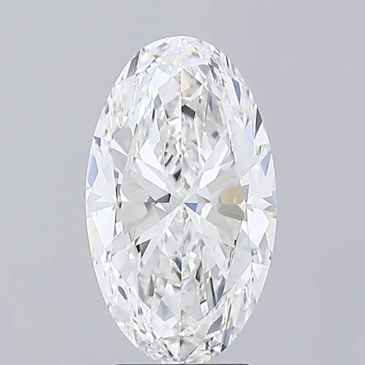 3.03ct Oval Lab Grown Diamond (Colour E, Clarity VS2, IGI Certified)