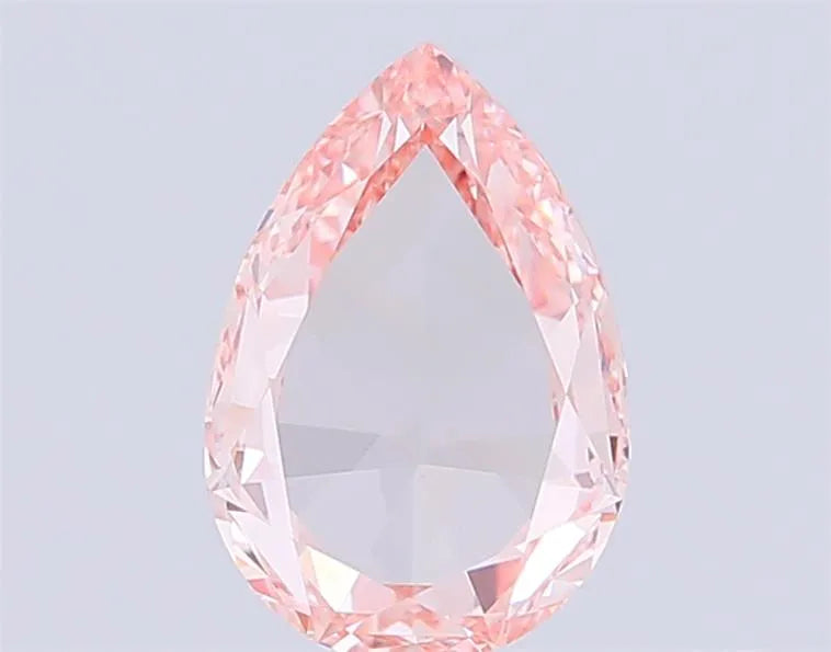 3.03ct Pear Lab Grown Diamond (Colour Fancy Intense Pink, Clarity VVS2, IGI Certified)