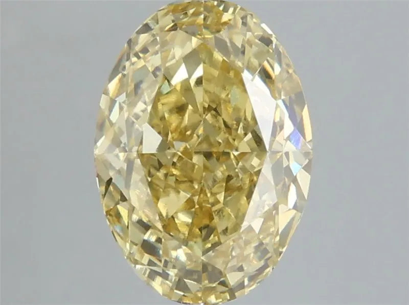3.05ct Oval Lab Grown Diamond (Colour Fancy Intense Yellow, Clarity VVS2, IGI Certified)