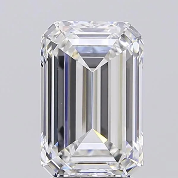 3.07ct Emerald Lab Grown Diamond (Colour F, Clarity VVS1, IGI Certified)