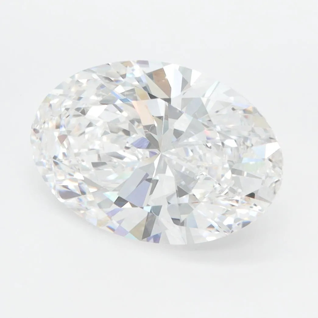 3.07ct Oval Lab Grown Diamond (Colour D, Clarity VVS1, IGI Certified)