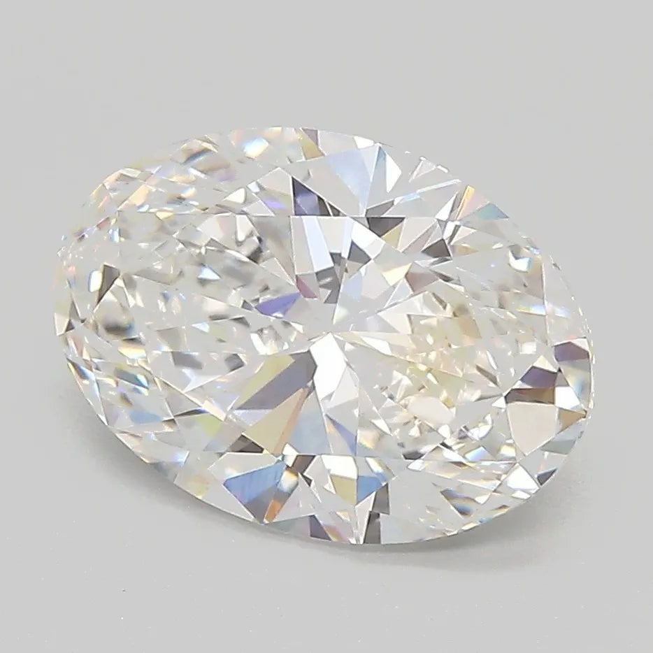 3.07ct Oval Lab Grown Diamond (Colour D, Clarity VVS2, IGI Certified)