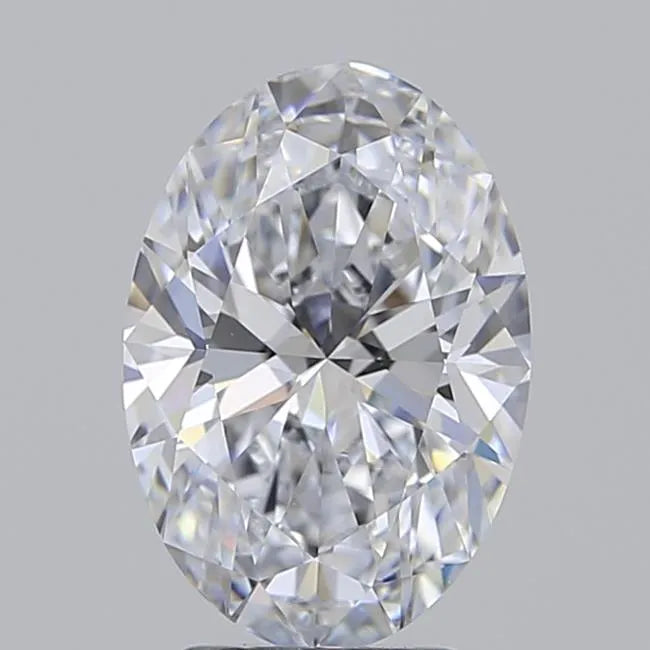 3.07ct Oval Lab Grown Diamond (Colour E, Clarity IF, IGI Certified)
