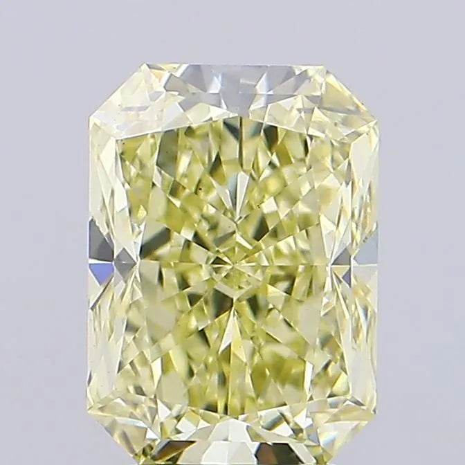 3.07ct Radiant Lab Grown Diamond (Colour Fancy Yellow, Clarity VS2, IGI Certified)