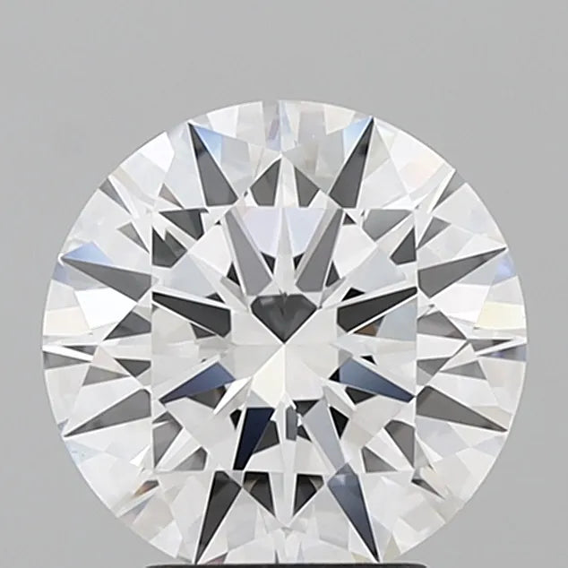 3.07ct Round Lab Grown Diamond (Colour D, Clarity IF, Cut EX, IGI Certified)