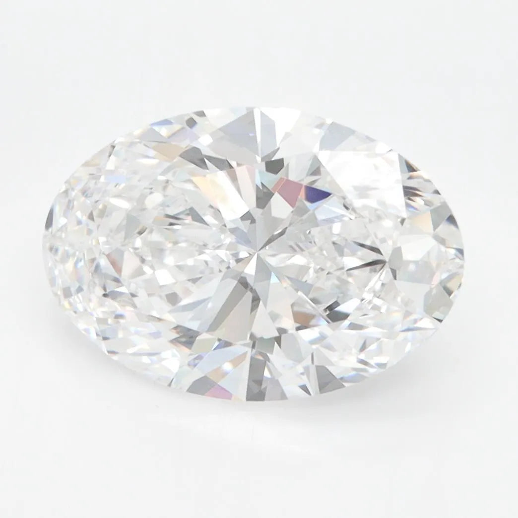 3.08ct Oval Lab Grown Diamond (Colour D, Clarity VVS1, IGI Certified)