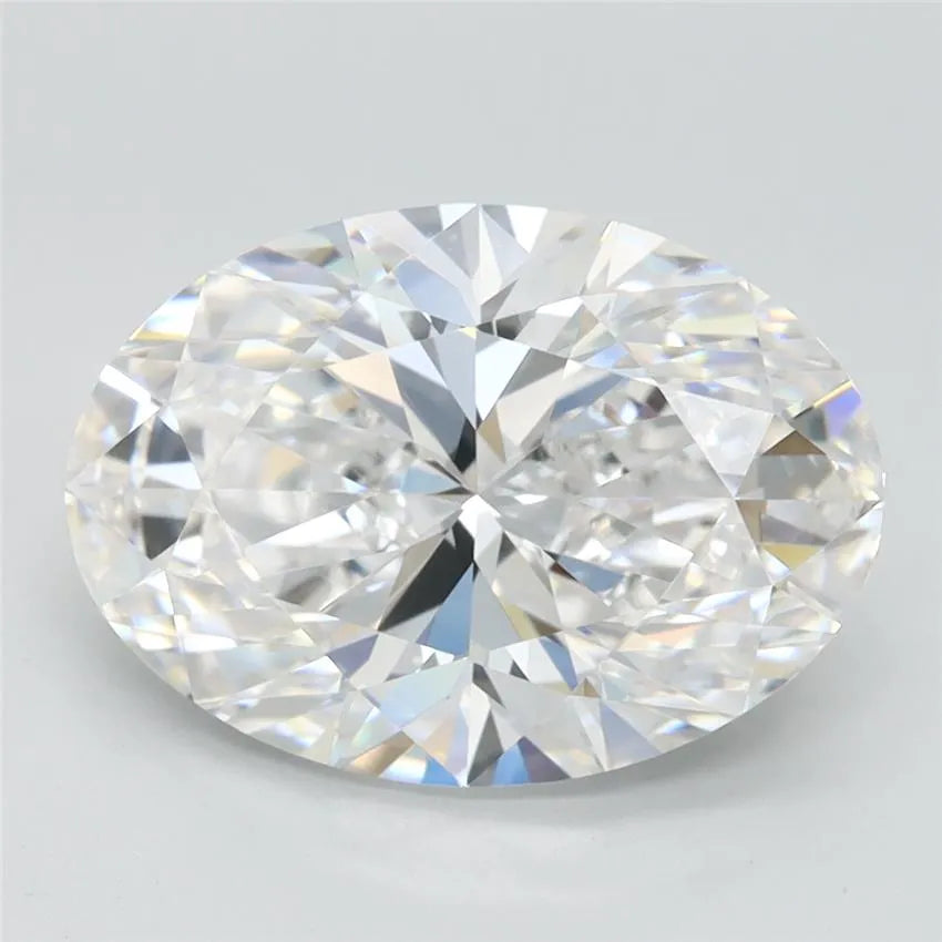 3.10ct Oval Lab Grown Diamond (Colour E, Clarity FL, IGI Certified)