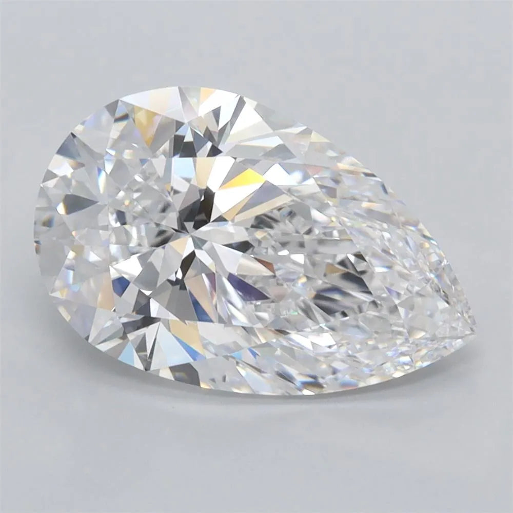 3.10ct Pear Lab Grown Diamond (Colour D, Clarity FL, IGI Certified)