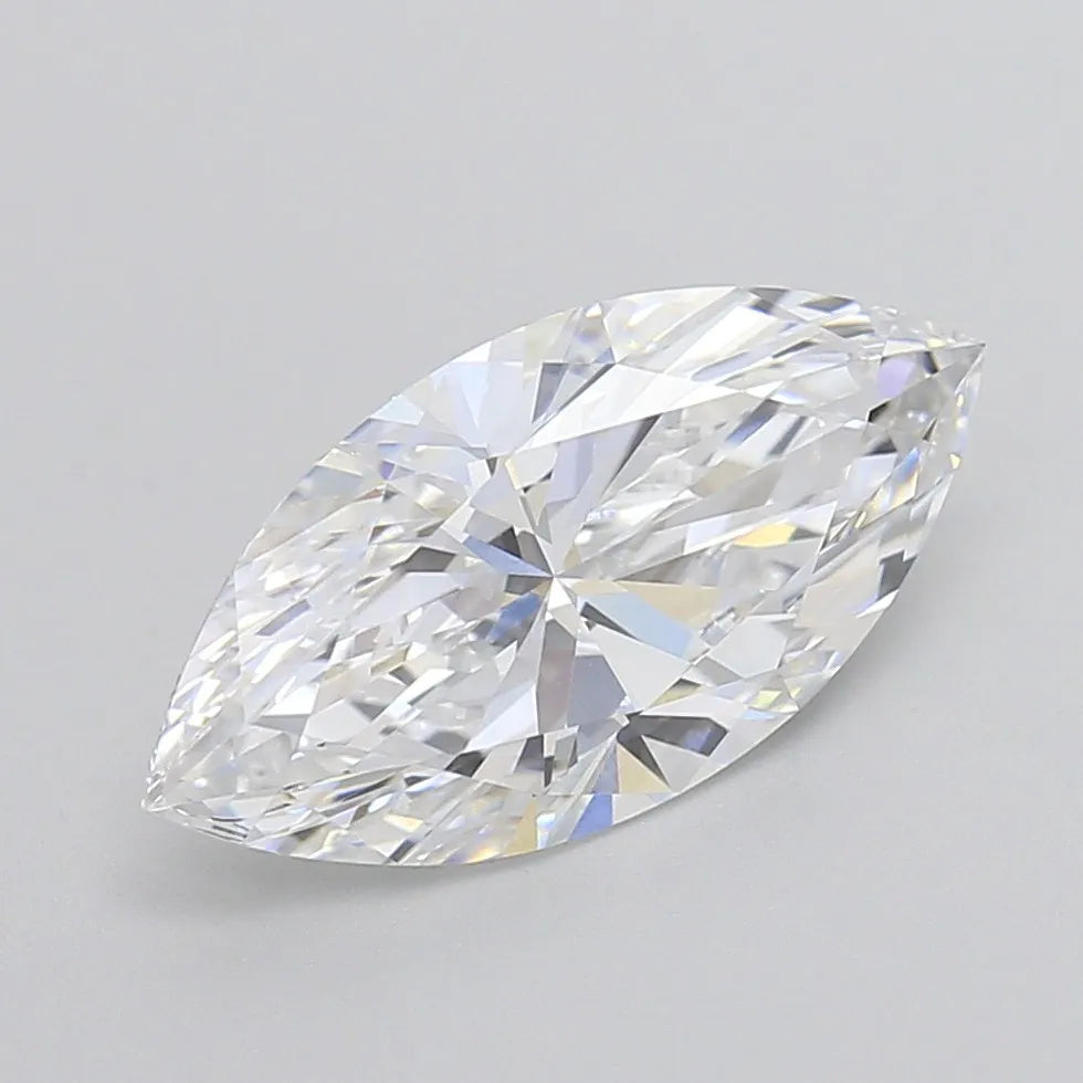 3.15ct Marquise Lab Grown Diamond (Colour D, Clarity VVS2, IGI Certified)